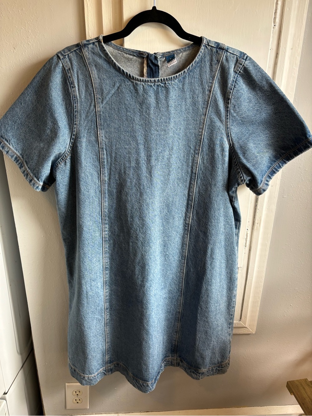 Old Navy Light Wash Heavy Denim Dress in Blue